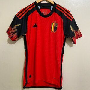Adidas 2022-23 Belgium Authentic Home Soccer Jersey HD9413 Men Size $150 NEW